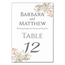 Botanische roze en groene boho kaart