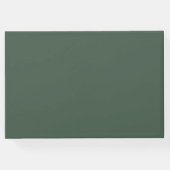  botanische roze en groene ridder gastenboek (Achterkant)