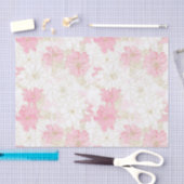 Botanische roze gouden bloemen tissuepapier (Craft)