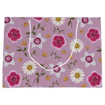 Botanische Roze Moderne Wildflower