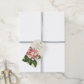 Botanische Roze Mountain Laurel Flower Cadeaulabel (Met Touw)