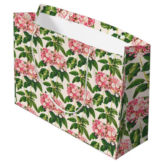  Botanische Roze Mountain Laurel Flower Groot Cadeauzakje (Achterkant Gekanteld)