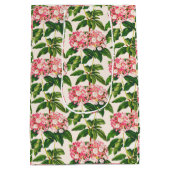  Botanische Roze Mountain Laurel Flower Medium Cadeauzakje (Achterkant)