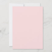 Botanische Roze waterverf Bloemen Geometrische bru Kaart (Achterkant)