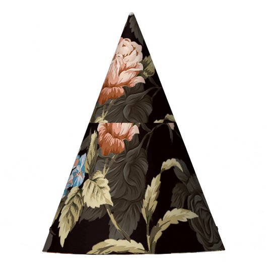Botanische rozen: abstract bloemmotief. feesthoedjes (Voorkant)