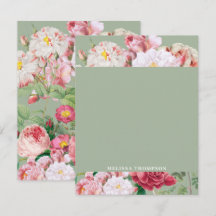  Botanische Rozen Groen & Roze