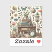 Botanische rust Sticker (Vel)