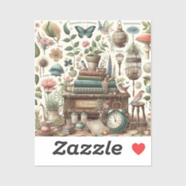 Botanische rust Sticker