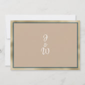 Botanische rustieke bosbloemen Bedankt Kaart (Achterkant)