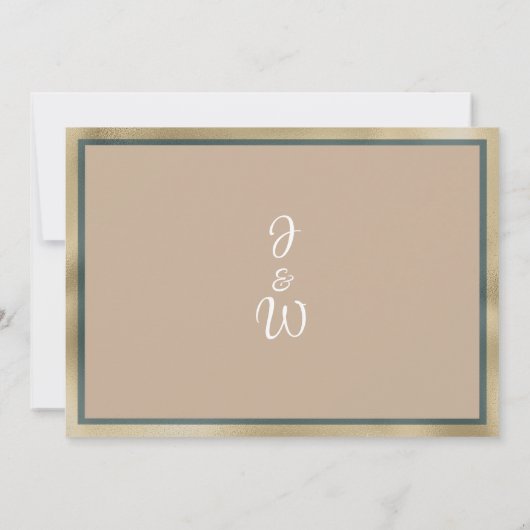 Botanische rustieke bosbloemen Bedankt Kaart (Achterkant)