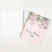 Botanische rustieke elegante waterverf gebladerte planner (Display)