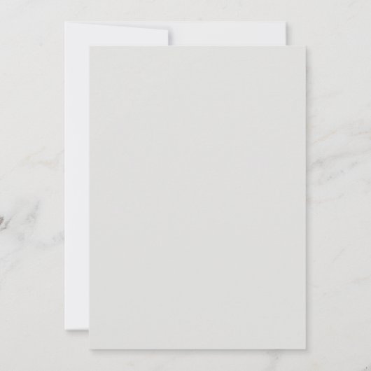 Botanische rustieke Waterverf huwelijksuitnodiging Kaart (Achterkant)