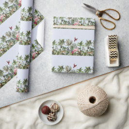 Botanische Safari Dieren Inpakpapier