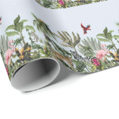 Botanische Safari Dieren Inpakpapier (Rol Hoek)