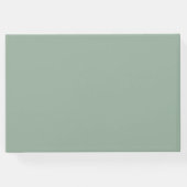 Botanische Sage Monogram Crest Gastenboek (Achterkant)