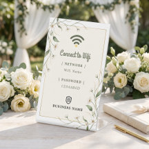 Botanische Salie Groene Zakelijke Wifi Wachtwoord