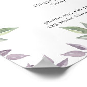 Botanische Salon prijslijst Poster (Hoek)