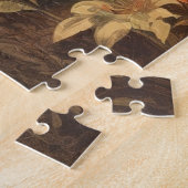  botanische scène kolibries en bloemen legpuzzel (Zijkant)