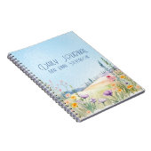 Botanische scène naam Gepersonaliseerd Dagelijks J Notitieboek (Rechterzijde)