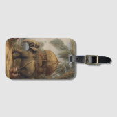  botanische scène olifant met howdah ook bagagelabel (Voorkant (horizontaal))