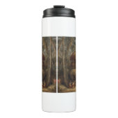  botanische scène olifant met howdah ook thermosbeker (Voorkant)