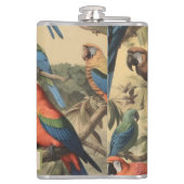  botanische scène paprotsccustomizable heupfles (Achterkant)