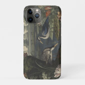 Botanische scène van blauwe kranen door een rivier Case-Mate iPhone case (Achterkant)
