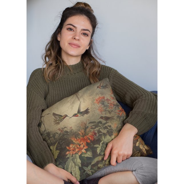  botanische scène van kolibriden en bloemen kussen (Creator heeft geüpload)