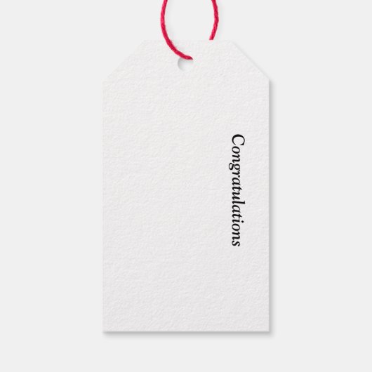 Botanische scène van papegaaien en ananassen cadeaulabel (Achterkant)