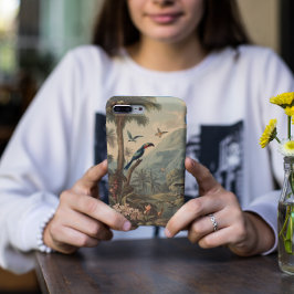  botanische scène van Toucans en Flowers Case-Mate iPhone Case