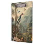  botanische scène van Toucans en Flowers Klembord (Links)