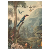  botanische scène van Toucans en Flowers Klembord (Achterkant)