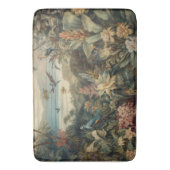  botanische scène vogelbloemen in het paradijs badmat (Voorkant Verticaal)