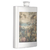  botanische scène vogelbloemen in het paradijs flacon (Rechts)