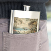  botanische scène vogelbloemen in het paradijs flacon (Voorbeeld)