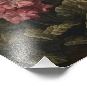  botanische scène vogelbloemen in het paradijs foto afdruk (Hoek)