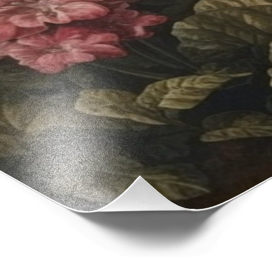  botanische scène vogelbloemen in het paradijs foto afdruk (Hoek)