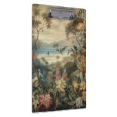  botanische scène vogelbloemen in het paradijs klembord (Rechts)