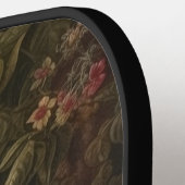  botanische scène vogelbloemen in het paradijs pickleball paddle (Links Detail)