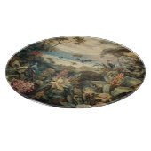  botanische scène vogelbloemen in het paradijs snijplank (Hoek)