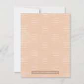 Botanische schaduw - Oranje Notitiekaartje (Achterkant)