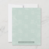 Botanische schaduw Vrouwenverhalen - Groen Notitiekaartje (Achterkant)