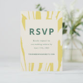 Botanische schets Citrus trouw-RSvp kaart (Staand voorkant)