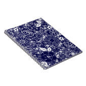 Botanische schoonheden Blauw Notitieboek (Rechterzijde)