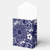 Botanische schoonheden Blue RIBBON FAVOR BOX Bedankdoosjes (Geopend)