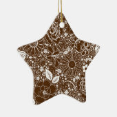 Botanische schoonheden Bruin ORNAMENT (Rechts)
