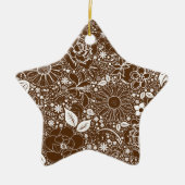 Botanische schoonheden Bruin ORNAMENT (Voorkant)