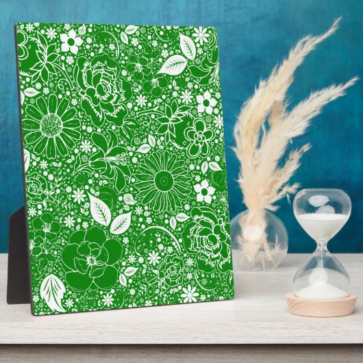 Botanische schoonheden Groen Fotoplaat (Zijkant)