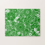 Botanische schoonheden Groen Legpuzzel (Horizontaal)