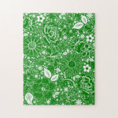 Botanische schoonheden Groen Legpuzzel (Verticaal)